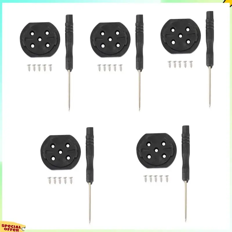 

TURE For Garmin Bryton Cycling Meter Bracket Bike Computer Mount Fixed Base Male Seat Repair Part, 25Pcs Repair With Tool