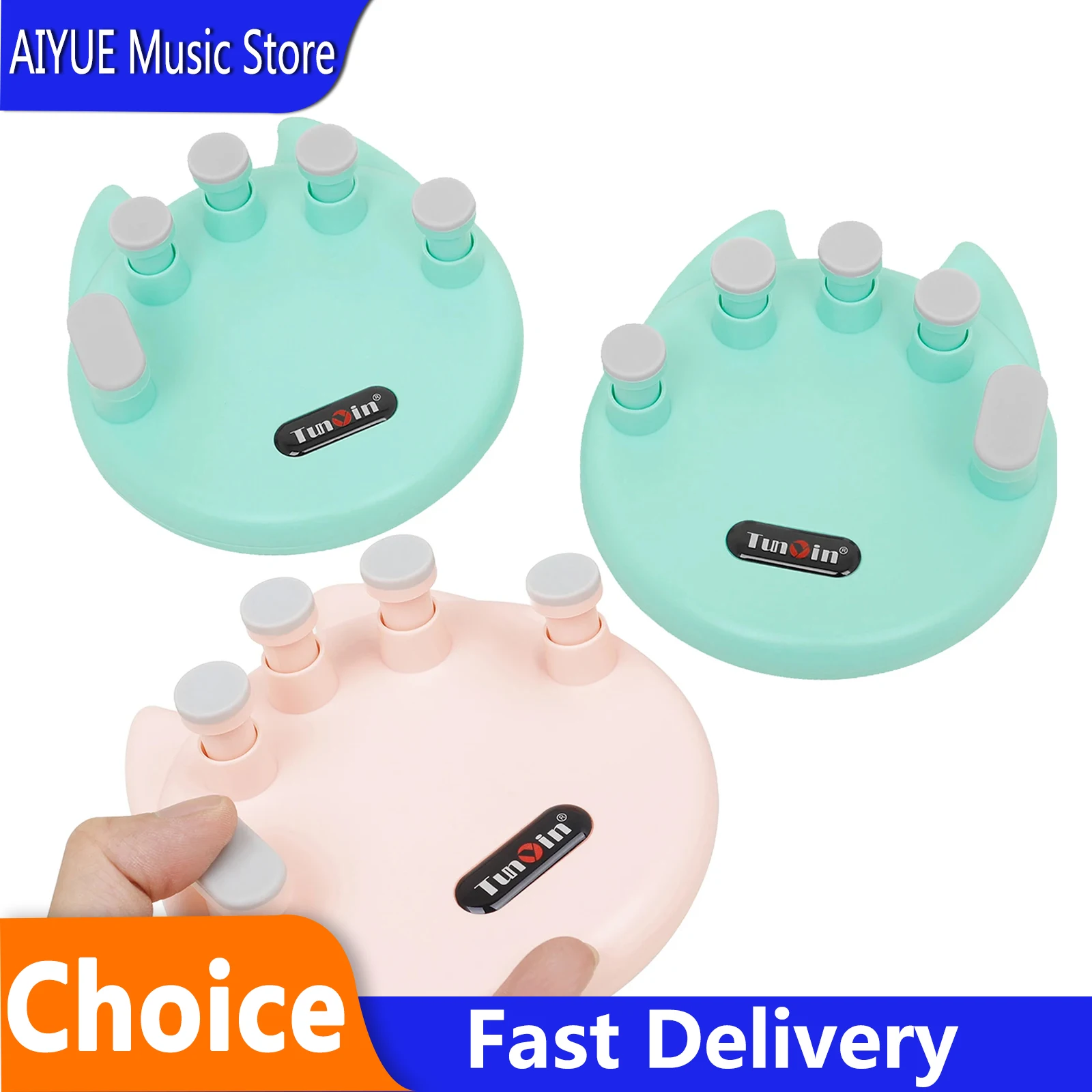 Finger Exerciser Piano Trainer Hand-held Finger Sensitivity Strength Power Practice Trainers Tension Hand Grip Power Trainer