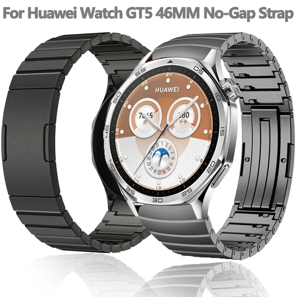 

Metal Strap for Huawei Watch GT5 Band 46mm Original Stainless Steel Wristband for Huawei Watch GT5/GT4 Business Bracelet Coorea