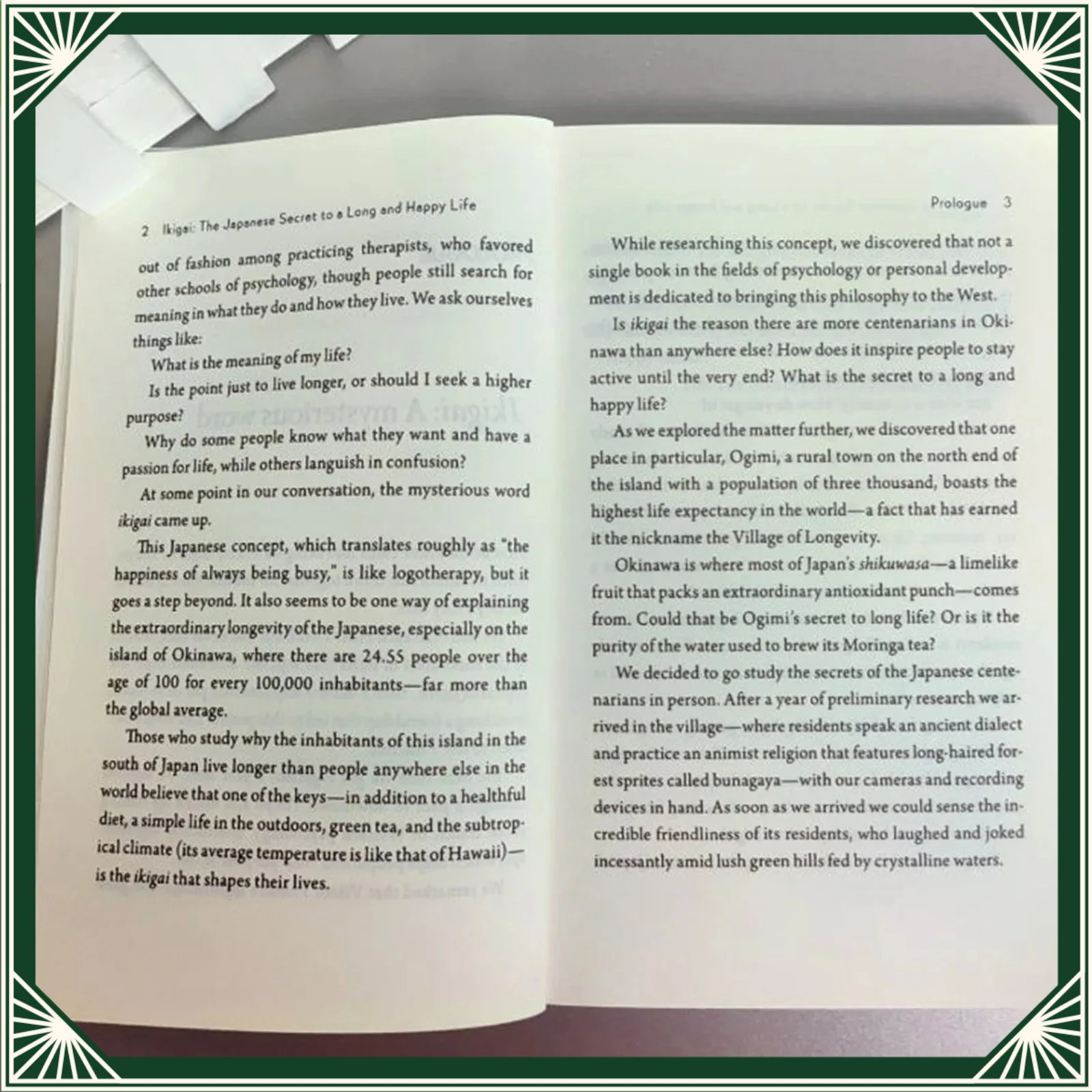 La philosophie secrète japonaise pour une vie heureuse et saine par Hector Garcia, livre sur la reconstruction du bonheur + un livre sur la fiction de l'espoir