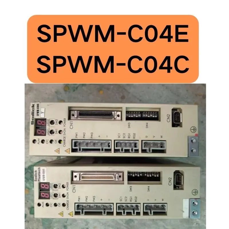 The second-hand SPWM-C04E SPWM-C04C servo driver tested OK and its function is intact