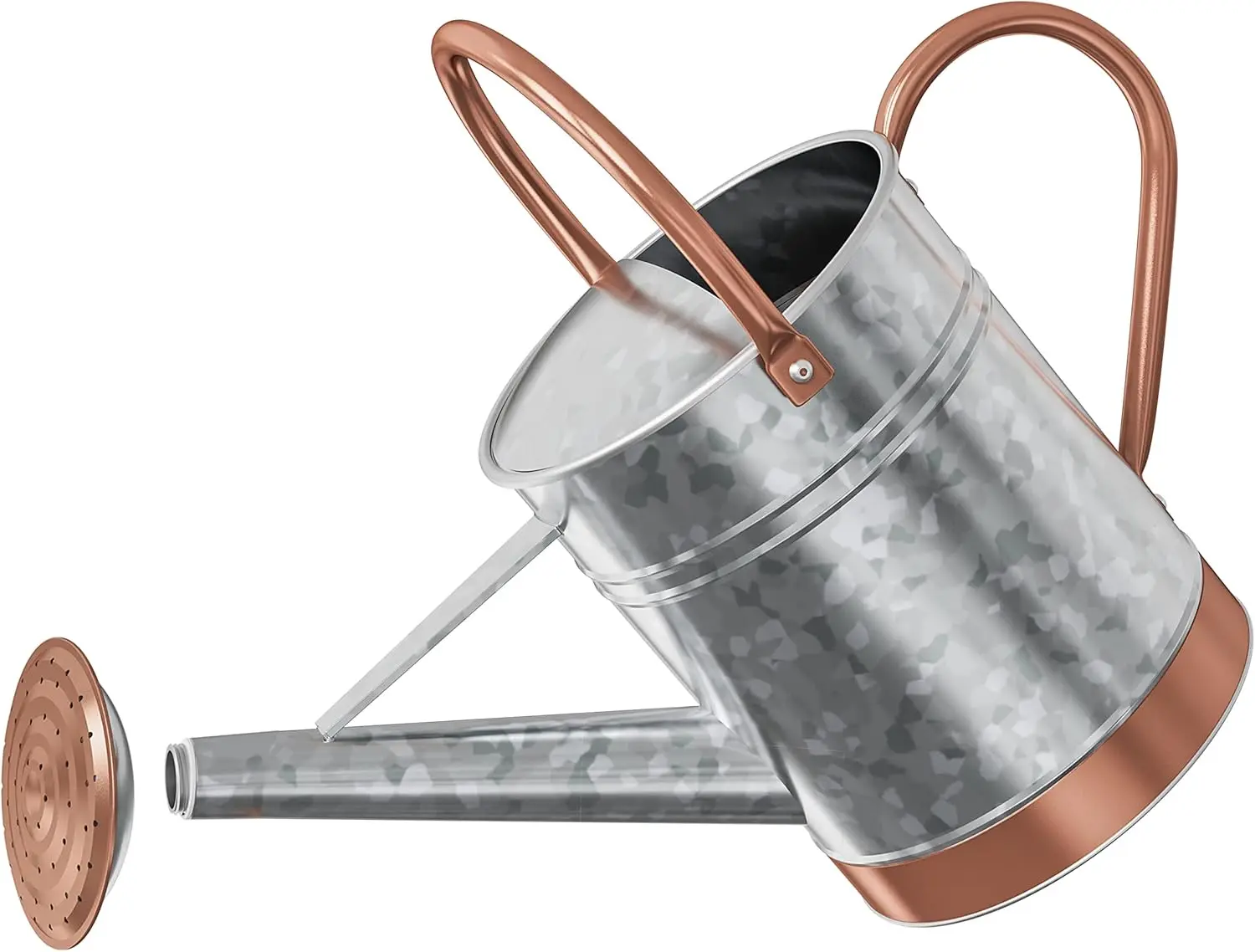 

1 Gallon Watering Can for Outdoor Plants - Metal Watering Can for Outdoor Plants House Plant Watering Can with Sprinkle Head