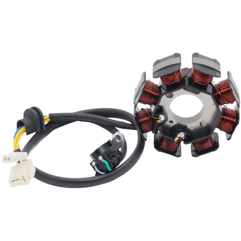 AX115 DC 8 Pole  Motorcycle Generator Megneto Stator Coil for AX115 DC 8 Pole  Megneto Stator Coil  AX115 DC