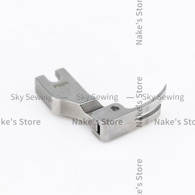 P58N Small Presser Foot 0.3 Flat Presser Foot High-Quality All Steel Narrow Presser Foot Sewing Machine Accessories