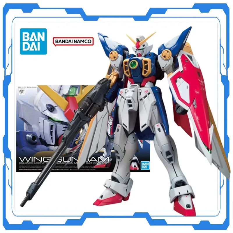 

Bandai Genuine Gundam Anime Model RG 1/144 Wing Gundam XXXG 01W Assemble The Model Action Figure Decorative Toy Gift Collectible
