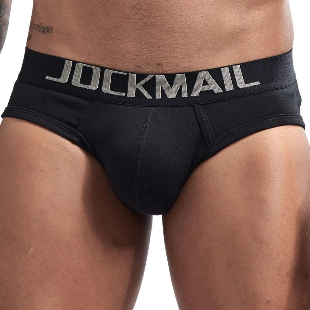 JOCKMAIL Brand Men Underwear Breathable Sexy Mens Briefs slip Underpants Cotton Comfortable Cueca Male Panties Shorts