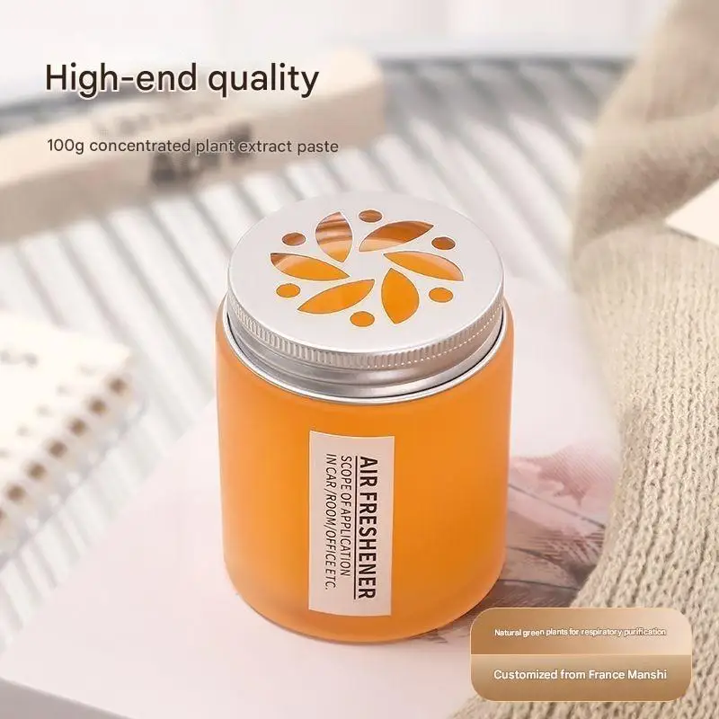 High-end Car Fragrance Balm Solid Indoor Air Freshener Long-lasting Fragrance Odor Removal Car Perfume Car Accessories