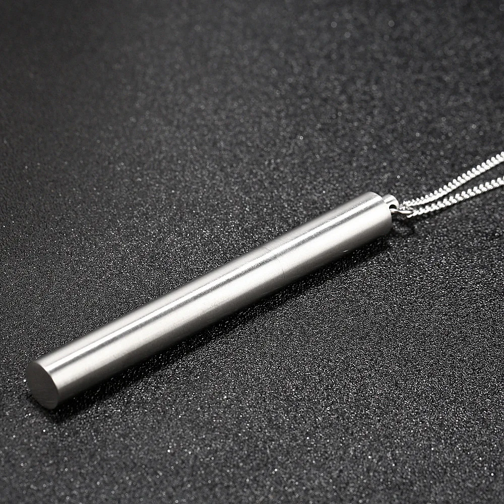 Geometrische Titan Stahl Anhänger Straße Hip Hop Cool Bounce Di Männer Frauen Mode Halsketten Schmuck – Detail 5