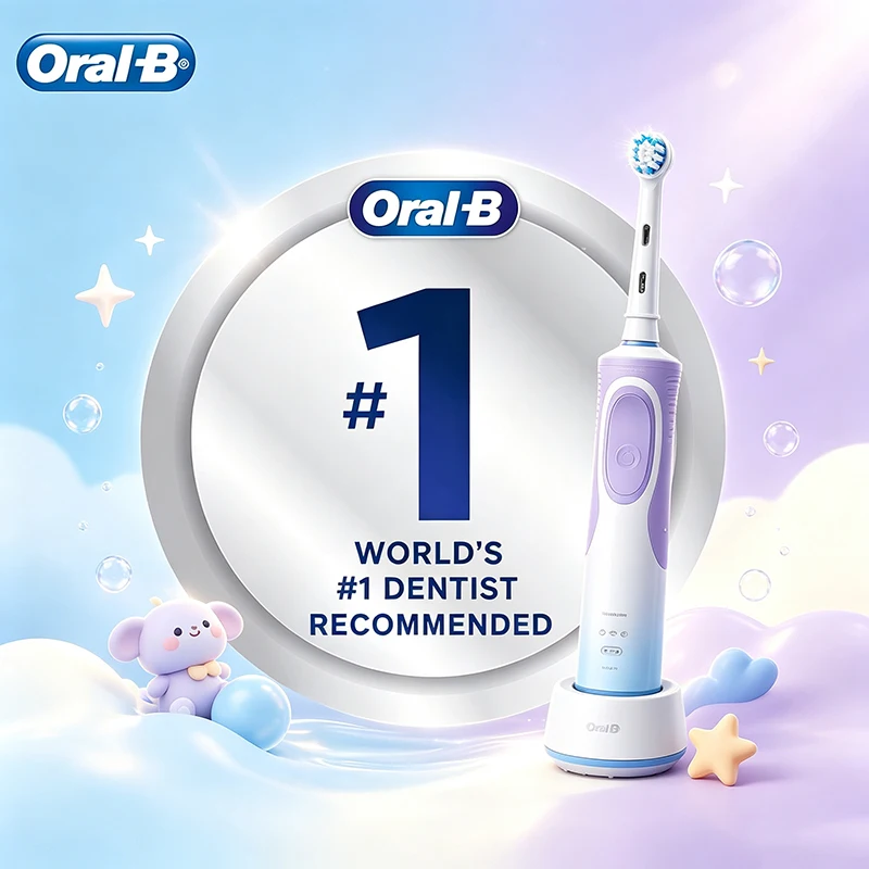 Oral-B EB10 Children's Replacement Brush Head Ultra Soft Round Suitable for Oral-B Children's Rotating Electric Toothbrush