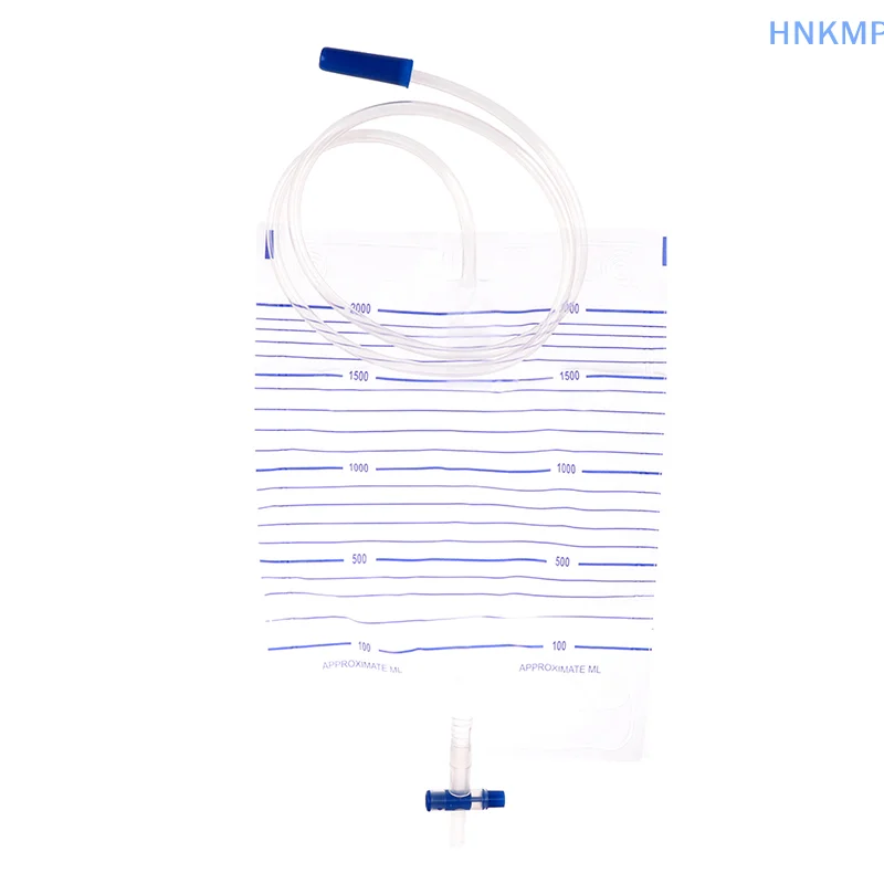 2000ml Disposable Urine Bag Unisex Anti-reflux With External Catheter Medical Urine Collector Drainage Pack Urinary Incontinence