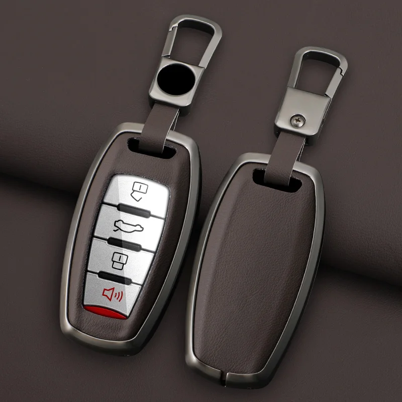 Capa de Chave em Liga para Haval F7x H6 2023 Acessórios Capa de Chave de Carro Chaveiro para Haval Jolion Joico Jollein F7 H6 Jolyon F7H Dargo