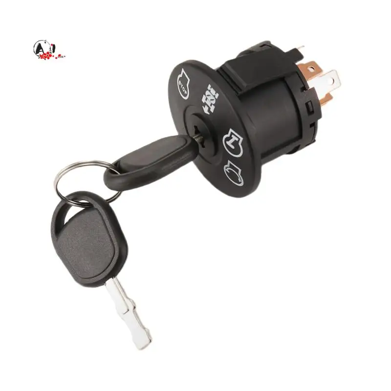 A10E-Ignition Switch 4 Position With Key For Riding Lawn Mower Tractor 193350 532193350