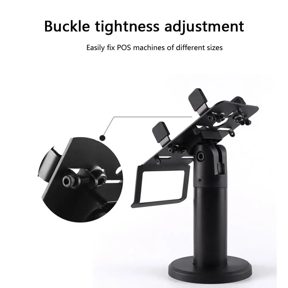 Adjustable Swivel Pos Terminal Stand Bracket Credit Card Machine Security Holder Payment System Base Mount