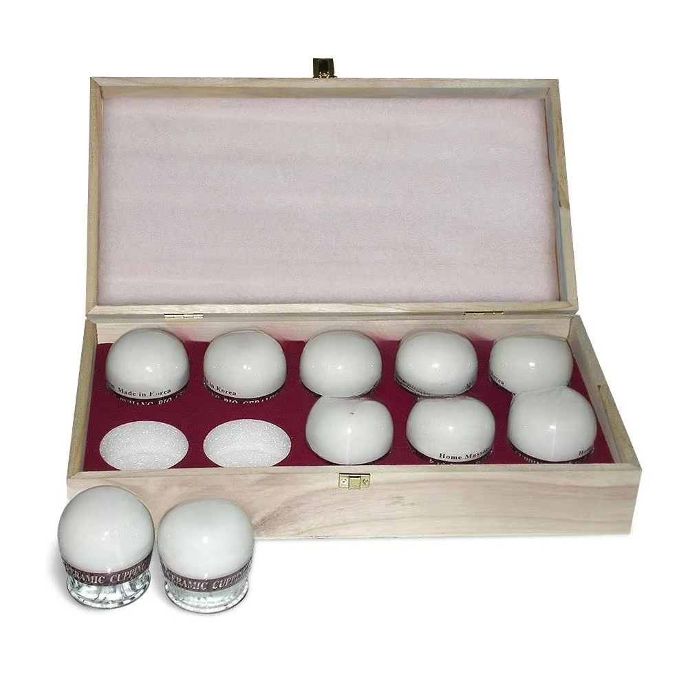 New full set of moxibustion cupping equipment buoyancy cup glass