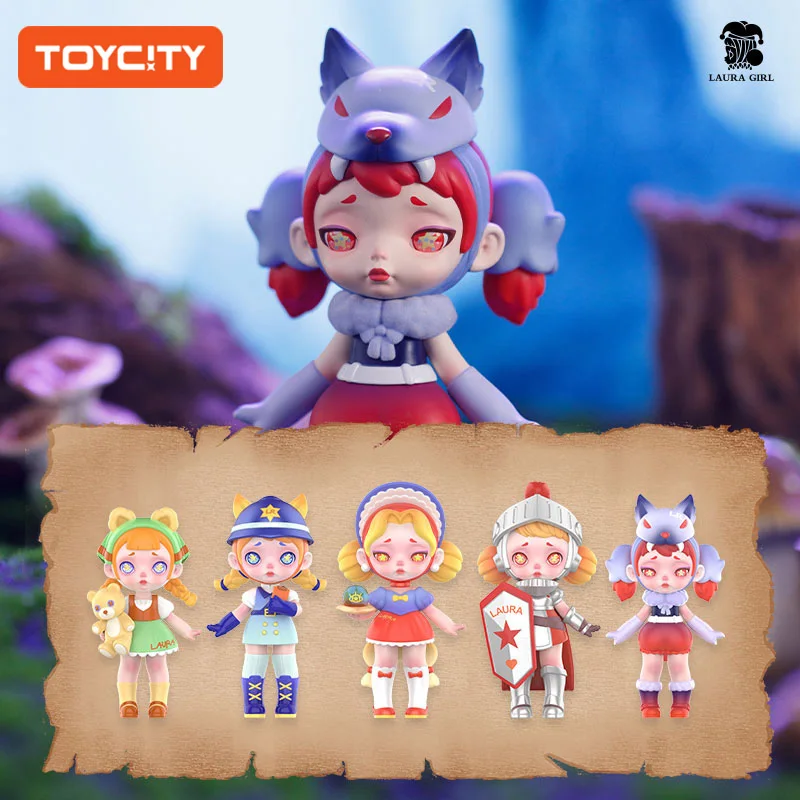 

TOYCITY LAURA «Werewolf Tea Party Capsule» слепая коробка — случайная милая фигурка девушки, украшение для стола и декор для сумки