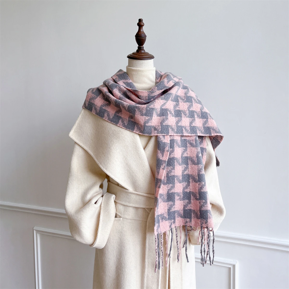 

Luxury Winter Scarf Women Cashmere Warm Pashmina Brand Foulard Female Shawls Wraps Thick Soft Bufanda Poncho Scarves Stole 2025