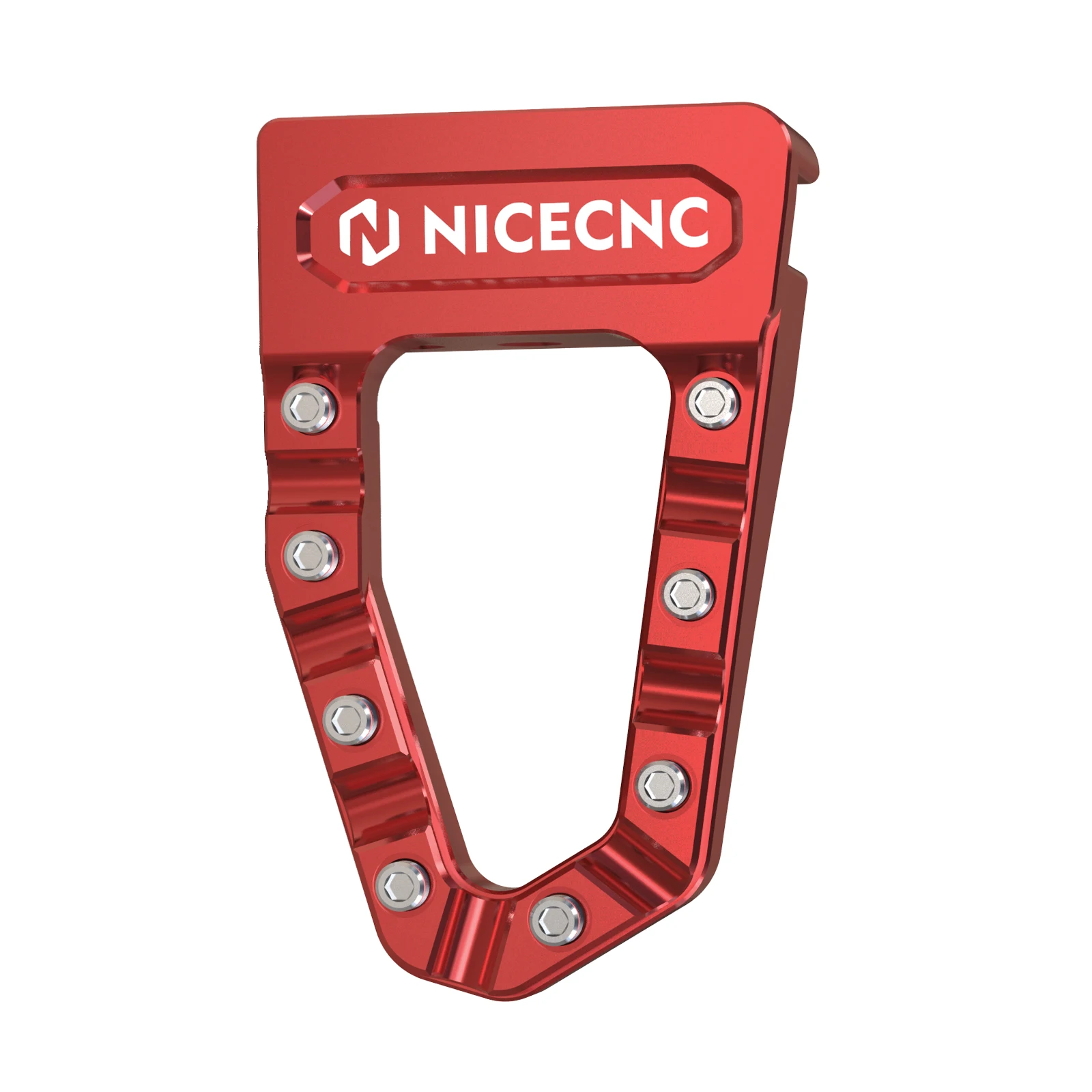 NICECNC Für Honda TRX450R 2006-2009 Hinterradbremspedalspitze für Honda TRX450ER Aluminium verbreitertes, rutschfestes, verstellbares ATV-Zubehör – Detail 12