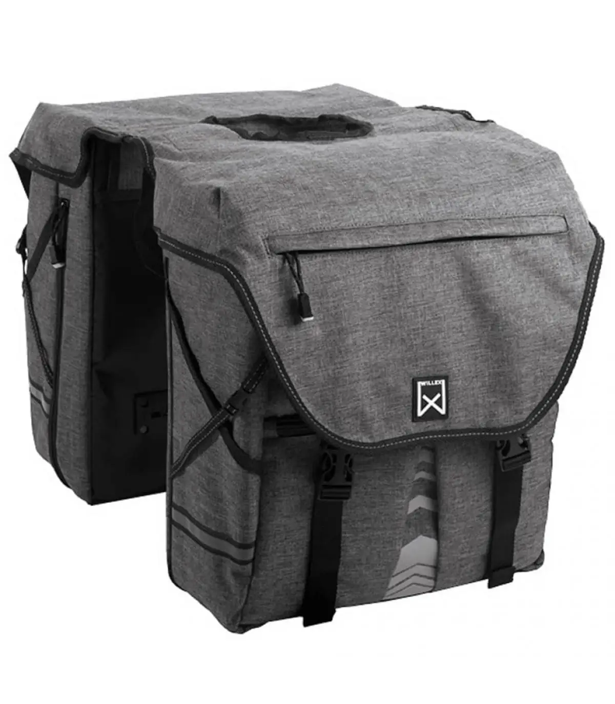 Willex bicycle bags and suitcases 1200 bicycle saddlebags 50 L anthracite gray 13613