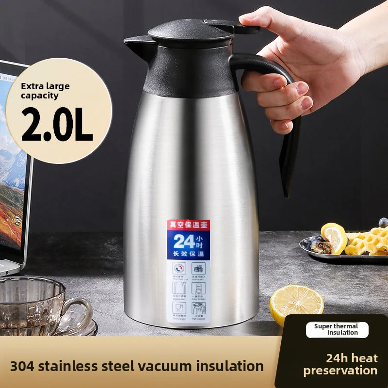 

Large Capaci 304 Stainl Steel Vacuum Insulated Water Bottle Restaurant Commercial Warm Pot Tea Pot Thermal Bottle