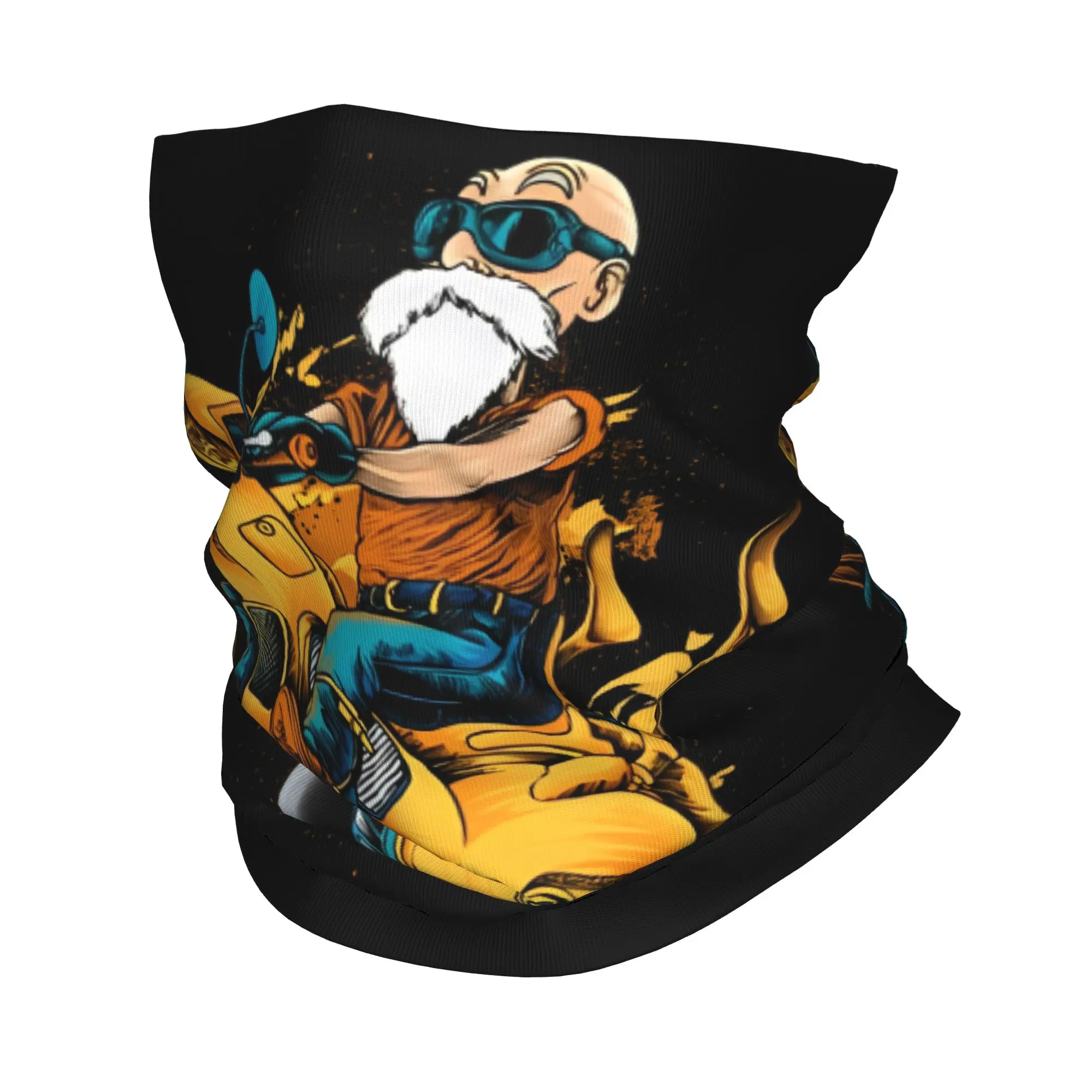 Unisex D-Dragon-Ball-L Roshi DBZ DragonBall Bandana Accessories Neck Gaiter Printed  Mask Scarf Warm Headband