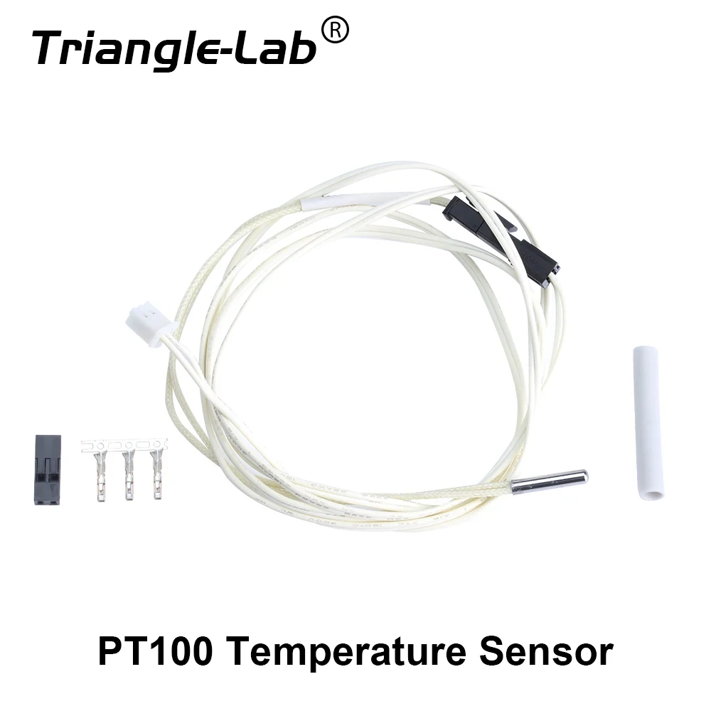 Trianglelab 3d printer parts PT100 Temperature Sensor for high temperature for V6 HOTEND 2017 PT100 sensor free shipping