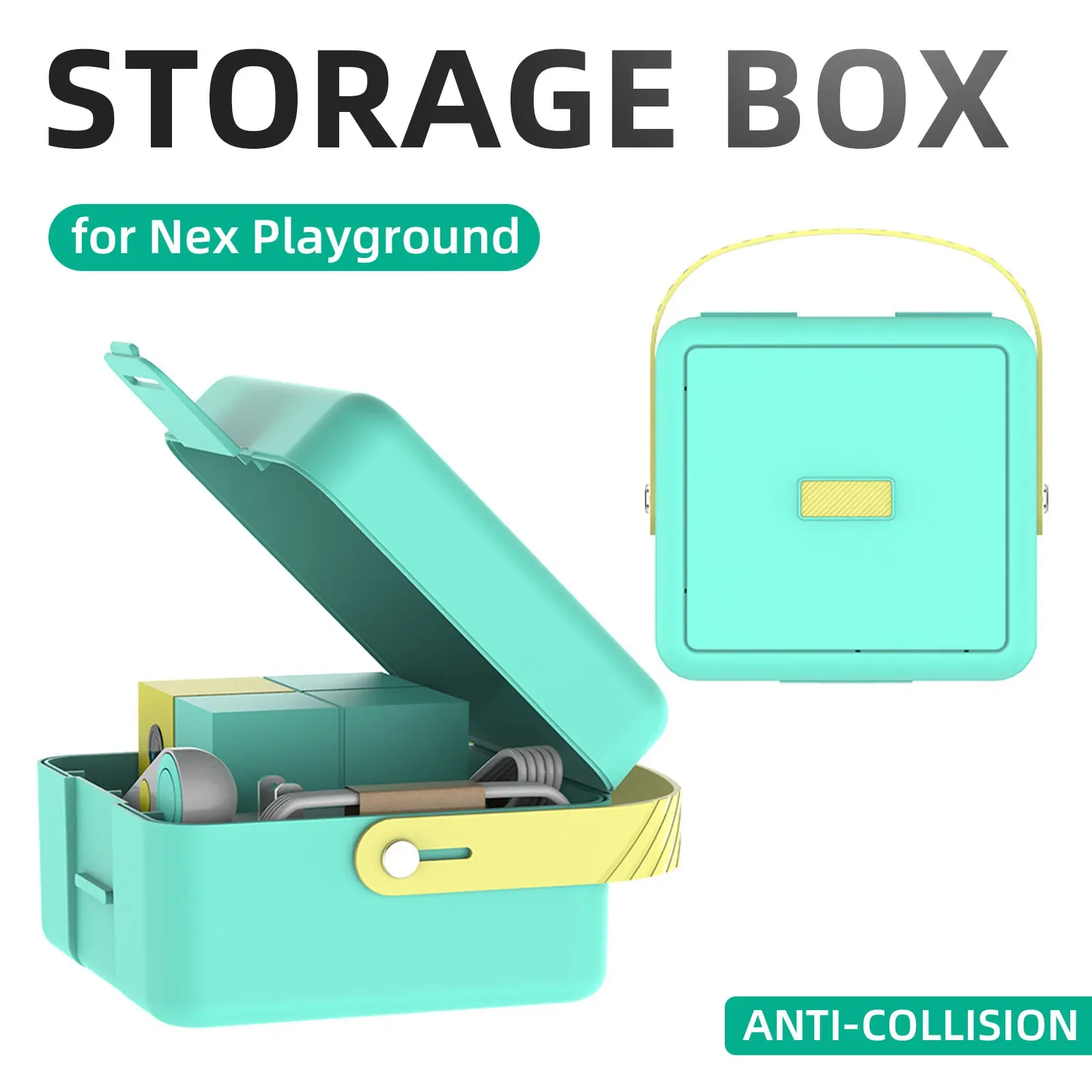 

Storage Case for Nex Playground Game System, ABS Shockproof Dustproof Portable Hard Carrying Box for Nex Playground Accessories