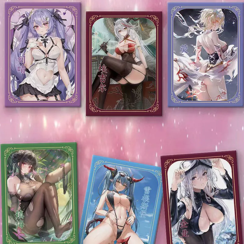 Goddess Story Collection Card Stunner Colorful Photo Frame Metal Cards Girl Anime Games Beautiful Trading Card