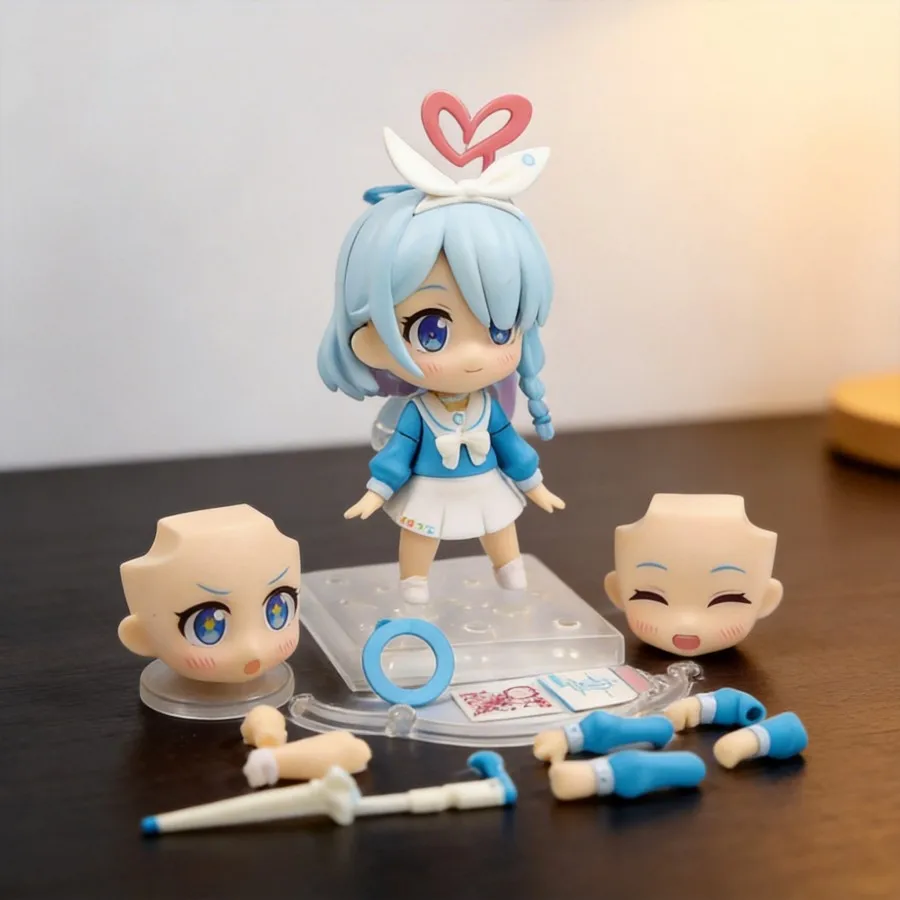 

Anime Figure Blue Archive Arona Q Version Clay Model #2245 10cm Movable Action Doll Boxed Collection Toy