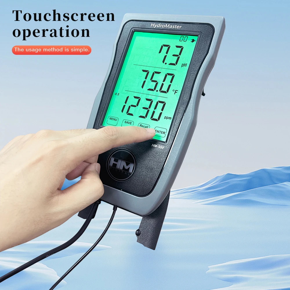 4 In 1 PH TDS EC TEMP Meter Detektor Kualitas Air Multi-parameter Digital LCD Monitor Kualitas Air Multiparameter untuk Aquacult
