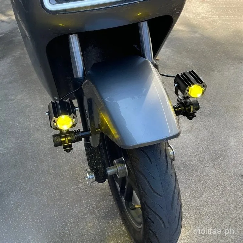Motorcycle Spotlight Bracket M6 M8 Universal Front Mudguard External Installation Lamp Bracket Expansion Cover Accessories