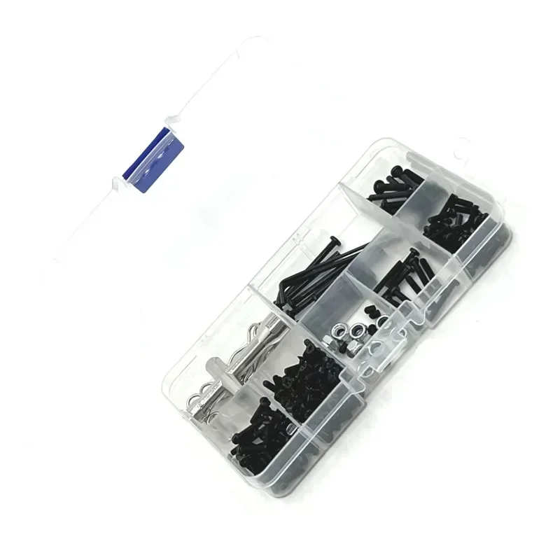 183 Pieces RC Car Screws Kits Hardware in Box Assorted for 1:14 14301 14302 14303 RC Car Crawler Model Truck Spare Part Accs