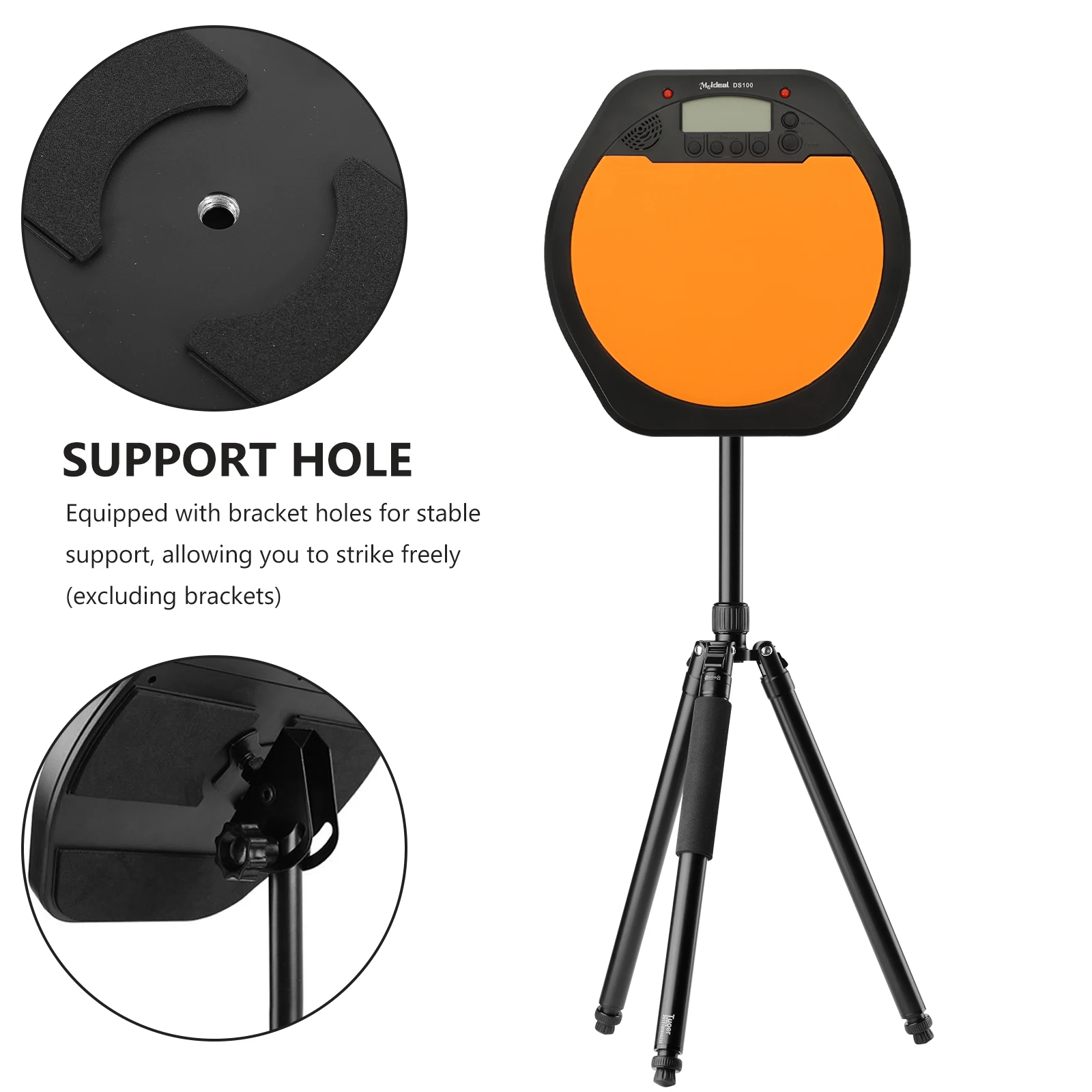

Electronic Drum Pads Digital Drummer Suite Practice Drumpad Abs Silicone Silent
