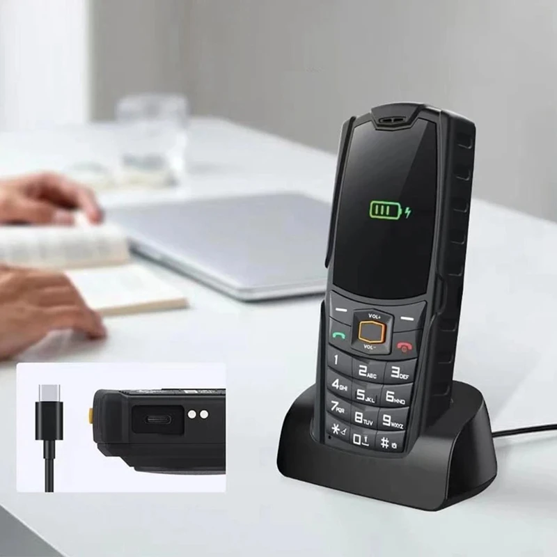 

For M7 / M6 Type-C Desktop Charging Dock Desk Phone Holder Sports Camera Accessories-A86Z