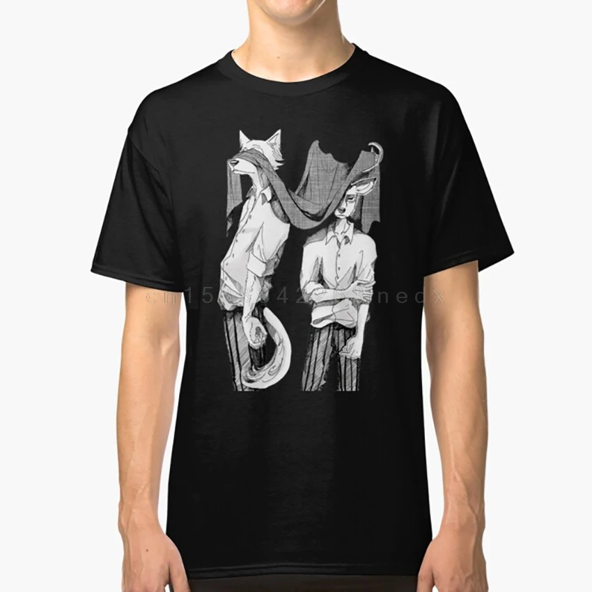 Beastars Louis And Legosi T Shirt Beastar Beastars Furry Deer Stag Reindeer Horn Louis Animal Pet