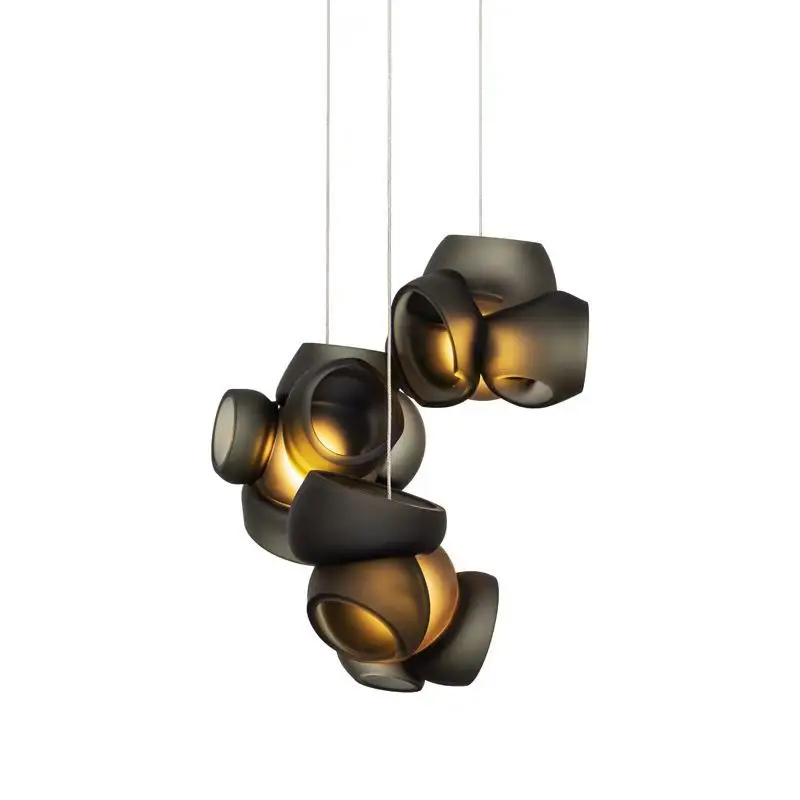

Nordic, postmodern, simple, personalized non-standard club meals, famous foreign designer glass chandelier
