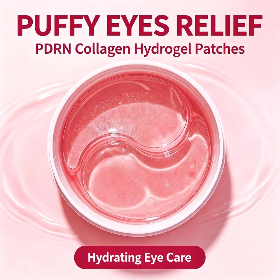 Korean Hydrogel Eye Masks with Collagen for Dark Circles