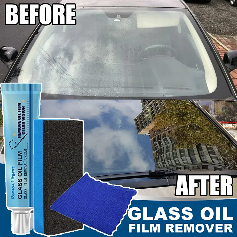 

Car Windshield Glass Oil Film Remover Universal Car Glass Cleaner Polish Degreaser Polishing Clean Paste Film Oil Car Accessorie