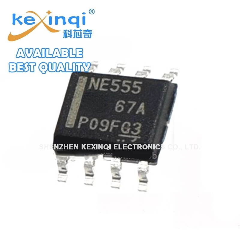 100pcs/lot Best Quatily SMD NE555 NE555D NE555DR SOP8 High Precision Timer Oscillator