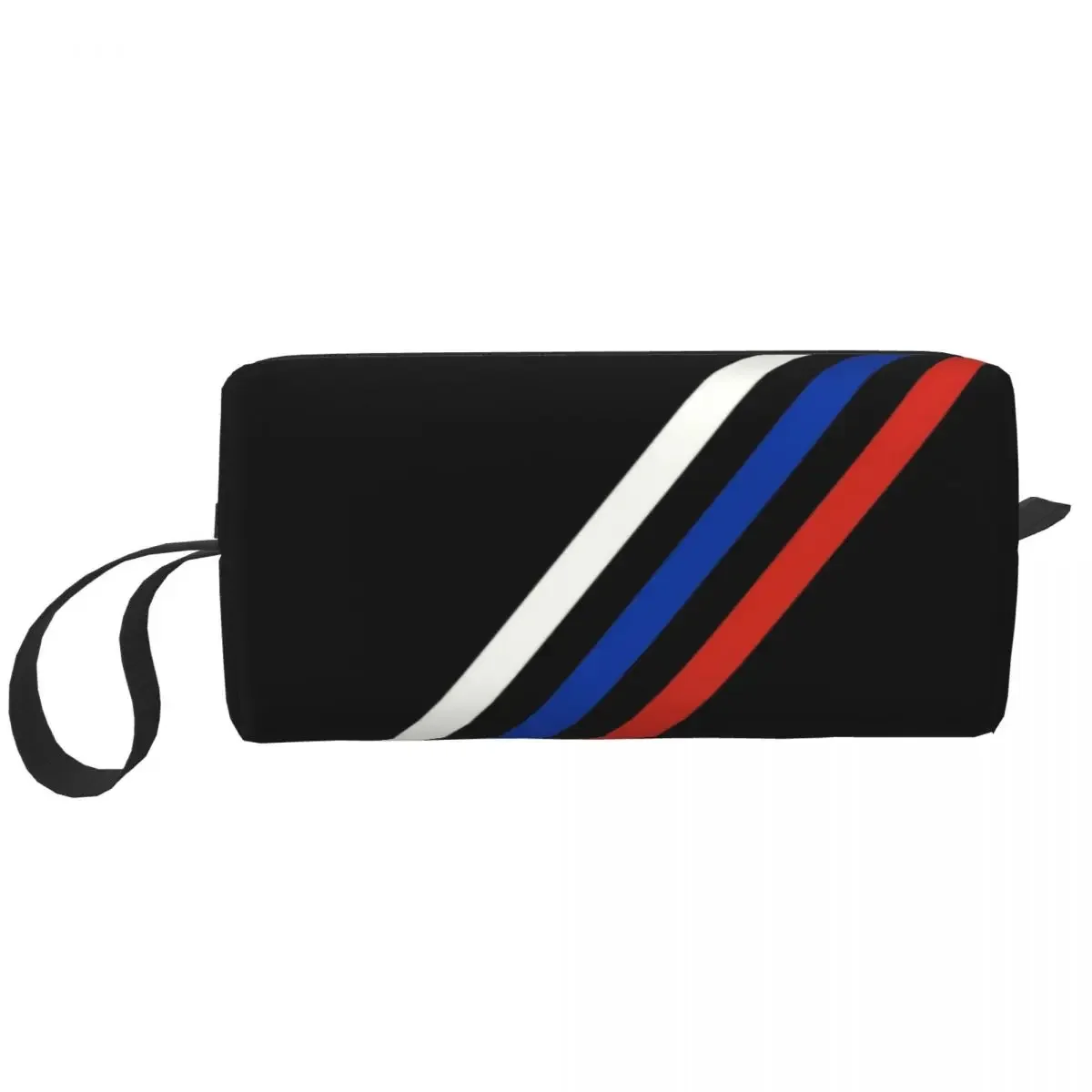 Russia Flag Stripes Travel Cosmetic Bag for Russian CCCP Soviet Union Communist Makeup Toiletry Organizer Ladies Beauty Dopp Kit