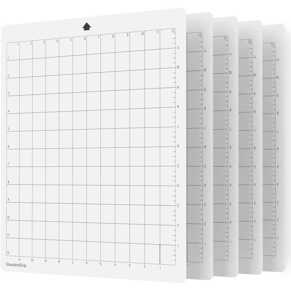 3-5-個の粘着カッティングマット彫刻機用透明粘着カッティングパッド-12x12-インチクラフトツール