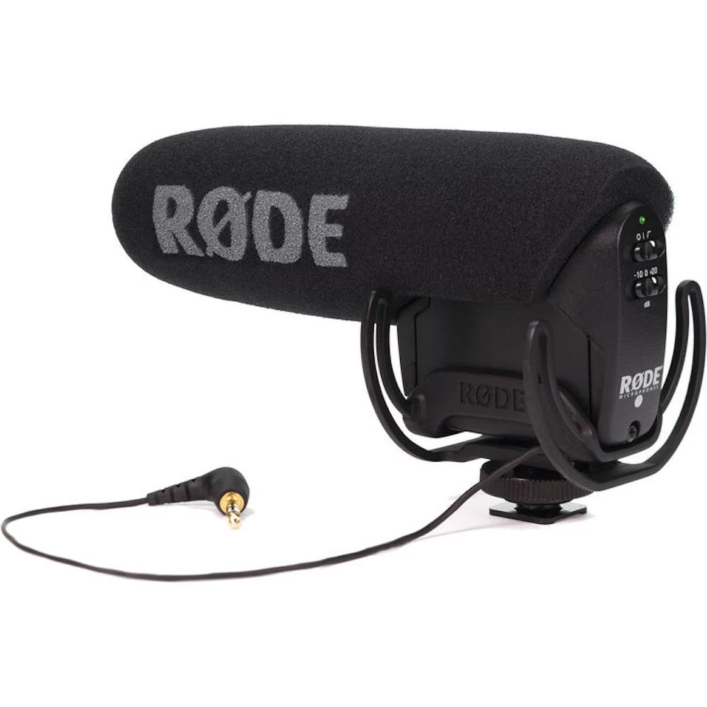 agent Rode VMPR VideoMic Pro R with Rycote Lyre Shockmount Microphone for Canon Nikon Lumix Sony DJI Osmo DSLR Camera