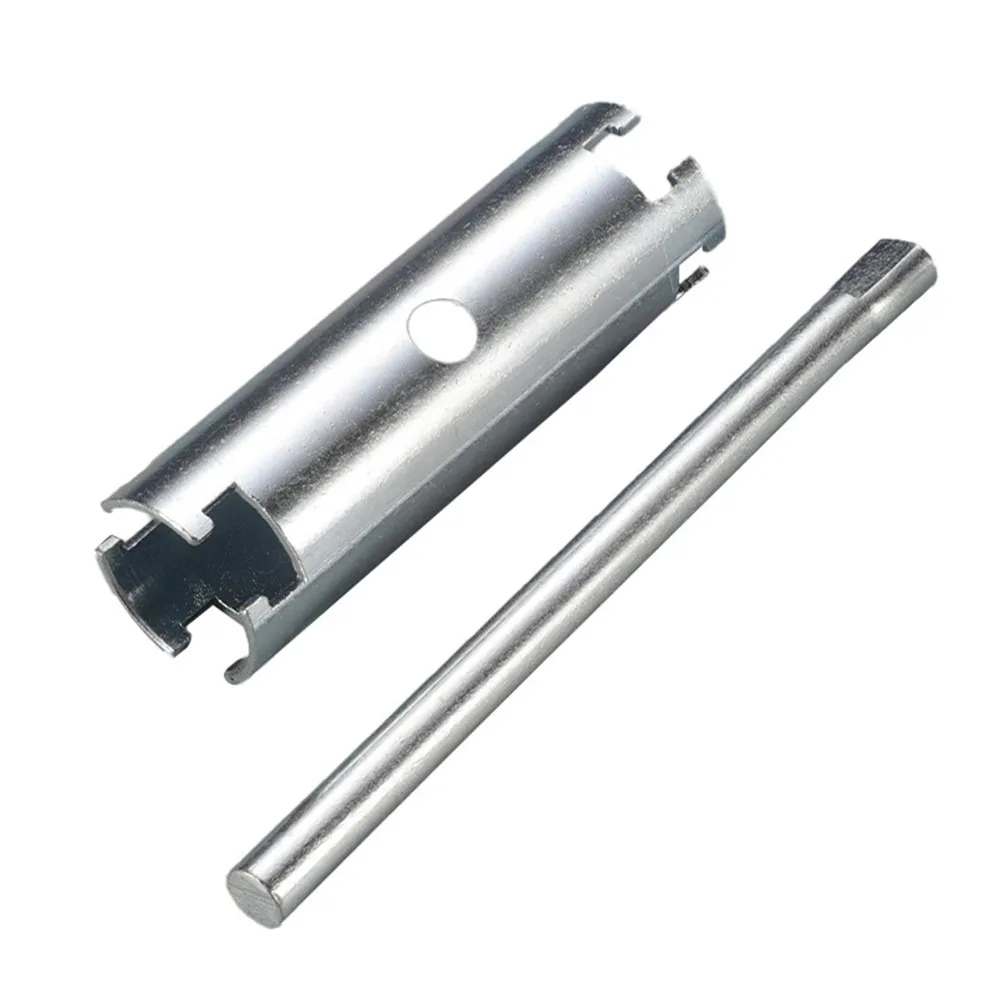 Herramienta de extracción de tuberías, llave de doble cara, mantenimiento de cocina, diseño compacto, diseño de orificio compensado para instalaciones de bricolaje