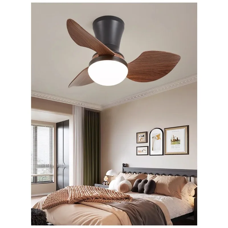 

2025 New Modern Home Integrated Fan Light 3-Leaf Bedroom and Dining Room eye protection Lighting 26inch 48W remote control