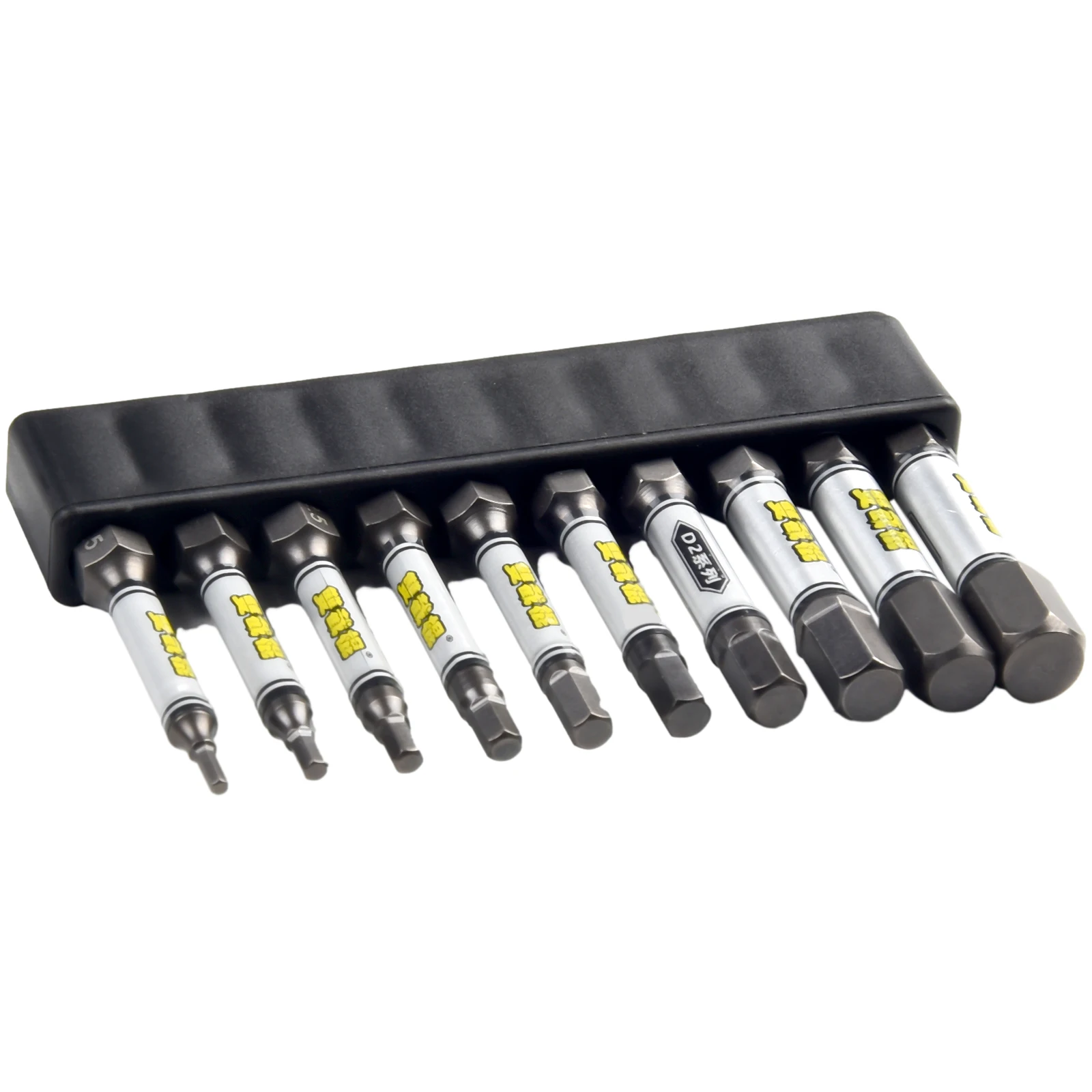 10pcs Screwdriver With 10Holes Bit Holder Magnetic Impact Cross Hexagonal Torx Universal 1/4inch Hex Shanks Installation Parts