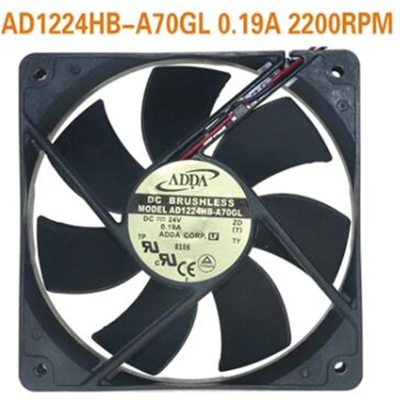 

AD1224HB-A70GL /AD1212HB-A70GL/AD1224UB-A70GL ADDA 24V/12V 12CM 12025 Two-wire variable frequency cooling fan