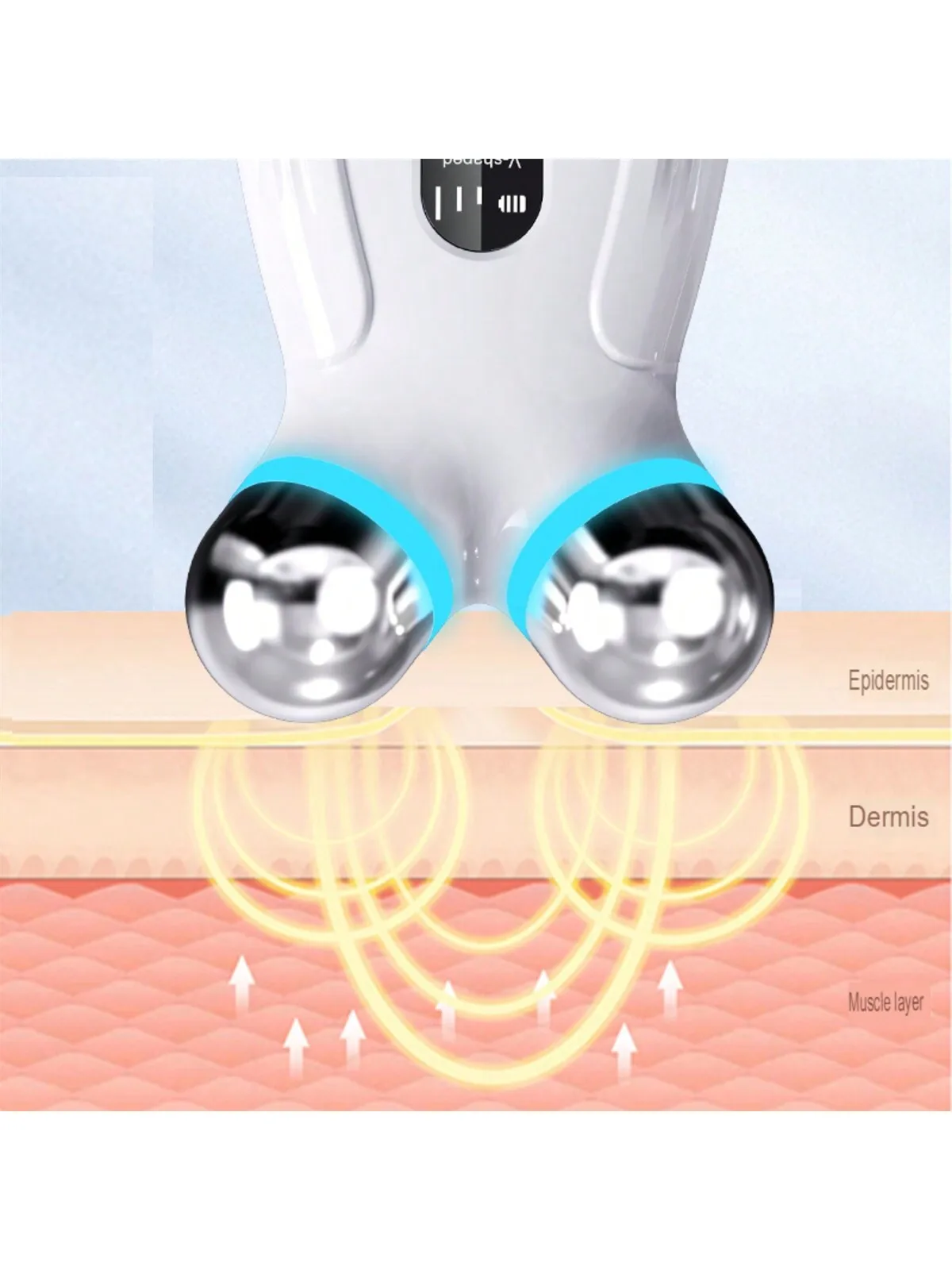 2026 EMS مدلك الوجه الأسطوانة الخامس آلة رفع الوجه تجديد الجلد المضادة للتجاعيد جهاز الجمال قابلة للشحن