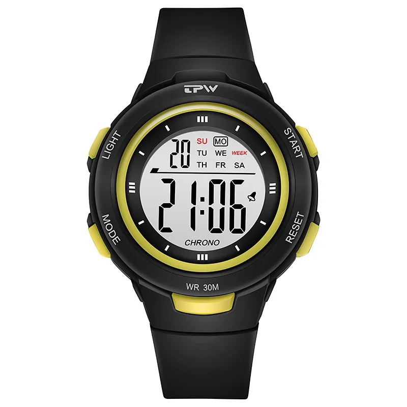 Kids Digital Sports Watch Multi-functional Waterproof Electronic Alarm Clock Stopwatch for Students with Day Date Features