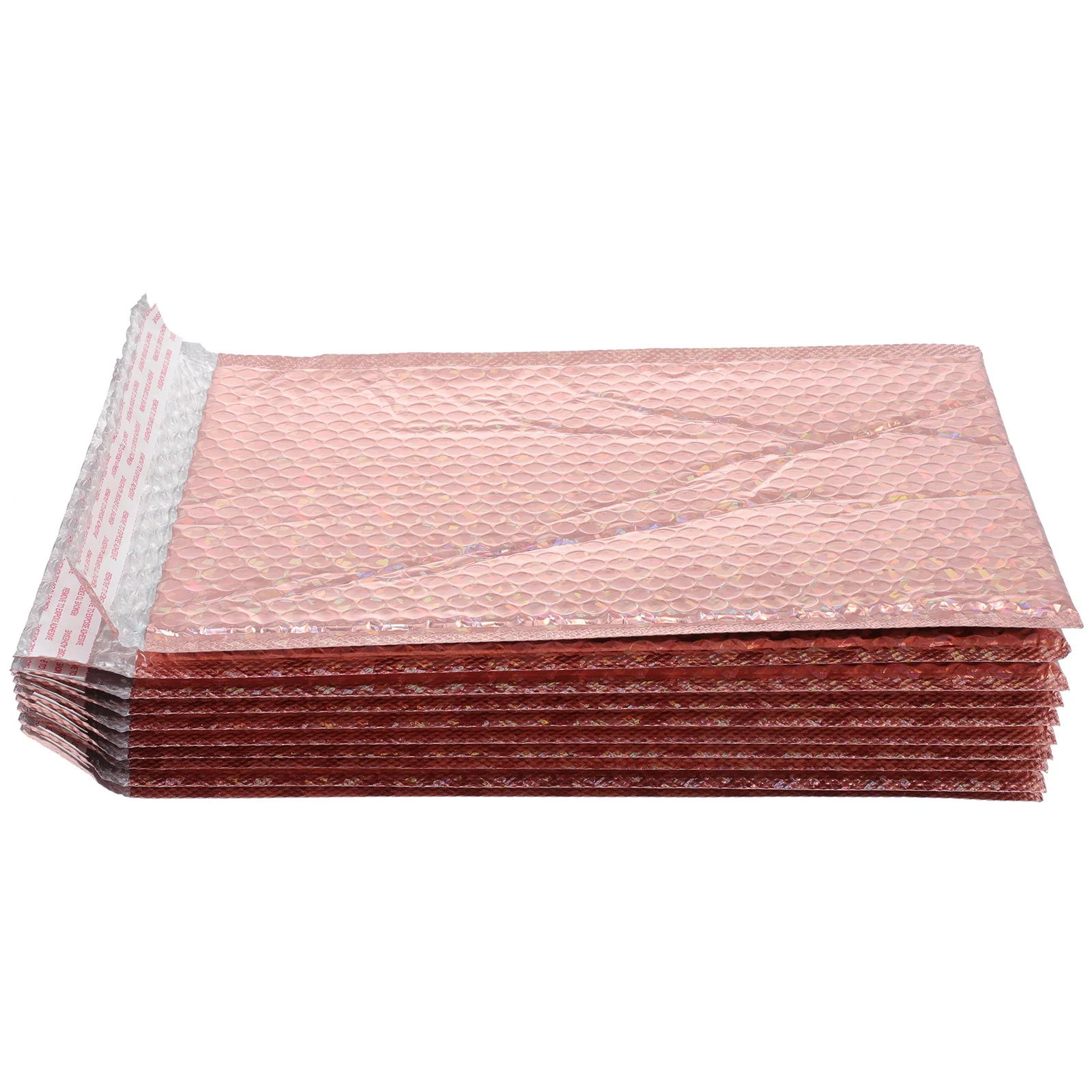 

10pcs Waterproof Express Pouches Bubble Padded Envelopes Seal Mailing Bags For Book Mailers Rose Gold Thickened Packaging