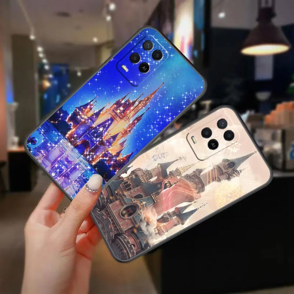 Phone Case For OPPO A98 A95 A96 A97 A94 A93 A92S A91 A79 A78 A76 A74 A58 A71 A59 57 4G 5G Case Shell Anime Paradise World Castle