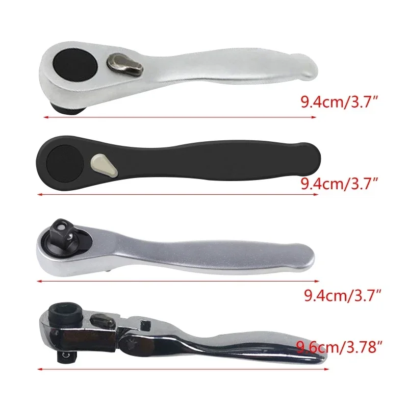 4 Types Small Ratchet Wrench Mini Micro Ratchet Wrench Hand Tool Narrow Space